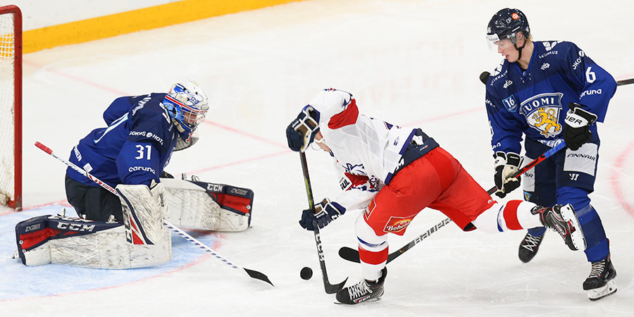 Сборная Финляндии обыграла команду Чехии на российском этапе Евротура