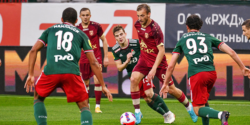 «Рубин» проиграл «Локомотиву» и остался в зоне стыков, Миранчук забил первый гол в сезоне. Видео