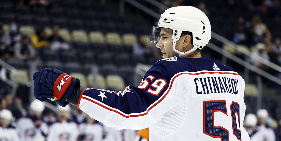 Чинахов включен в окончательный состав «Коламбуса» на сезон НХЛ