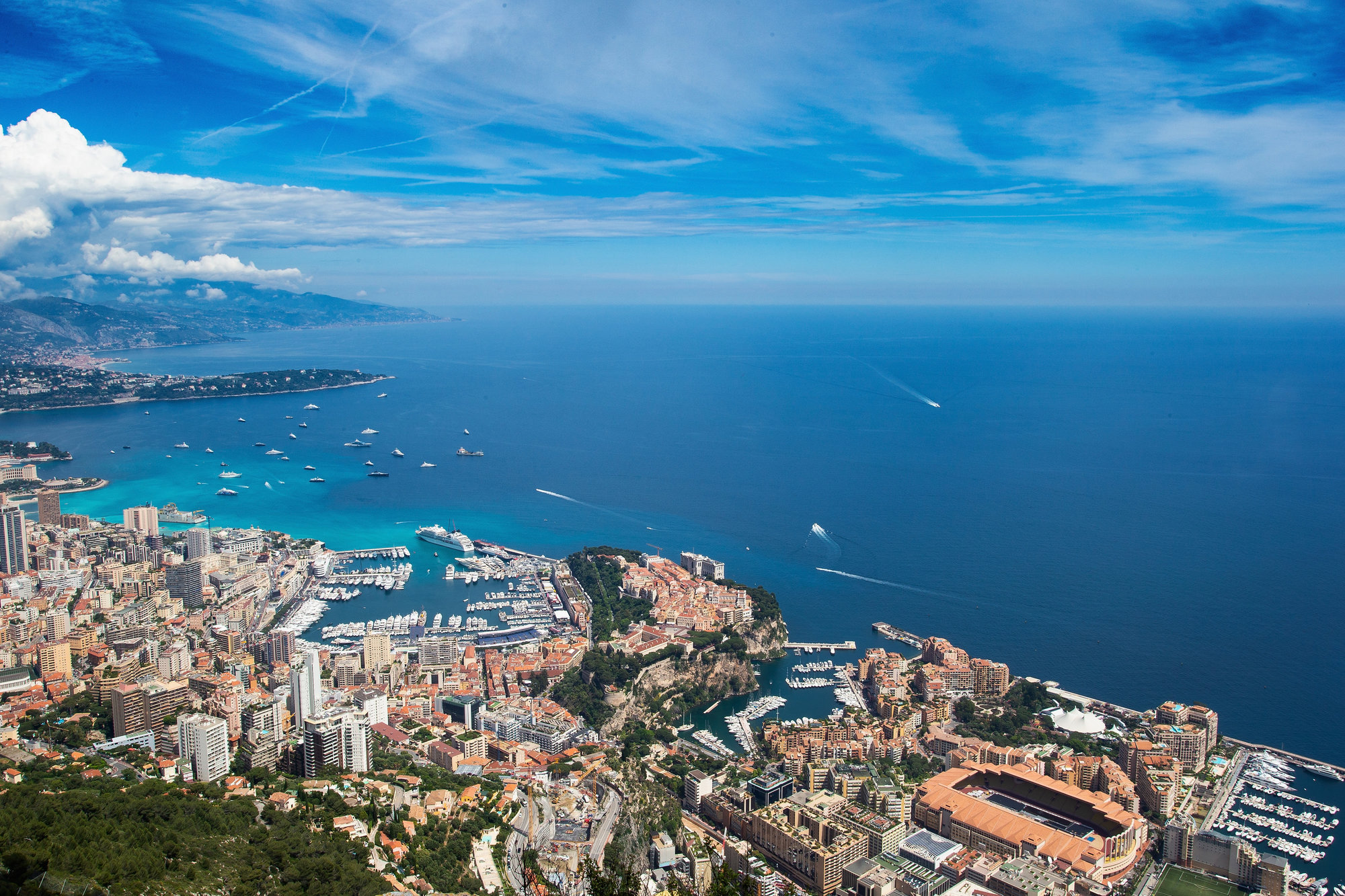 Фото монако с моря