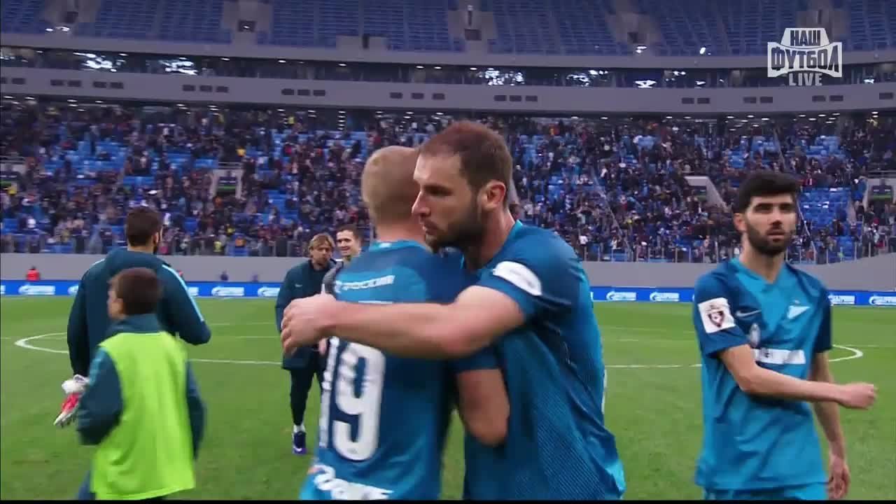 Зенит - Урал. 2:0. Голы и лучшие моменты