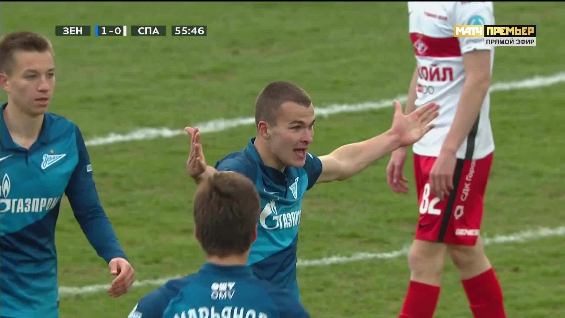 Зенит-м - Спартак-м. 1:0. Даниил Кузнецов