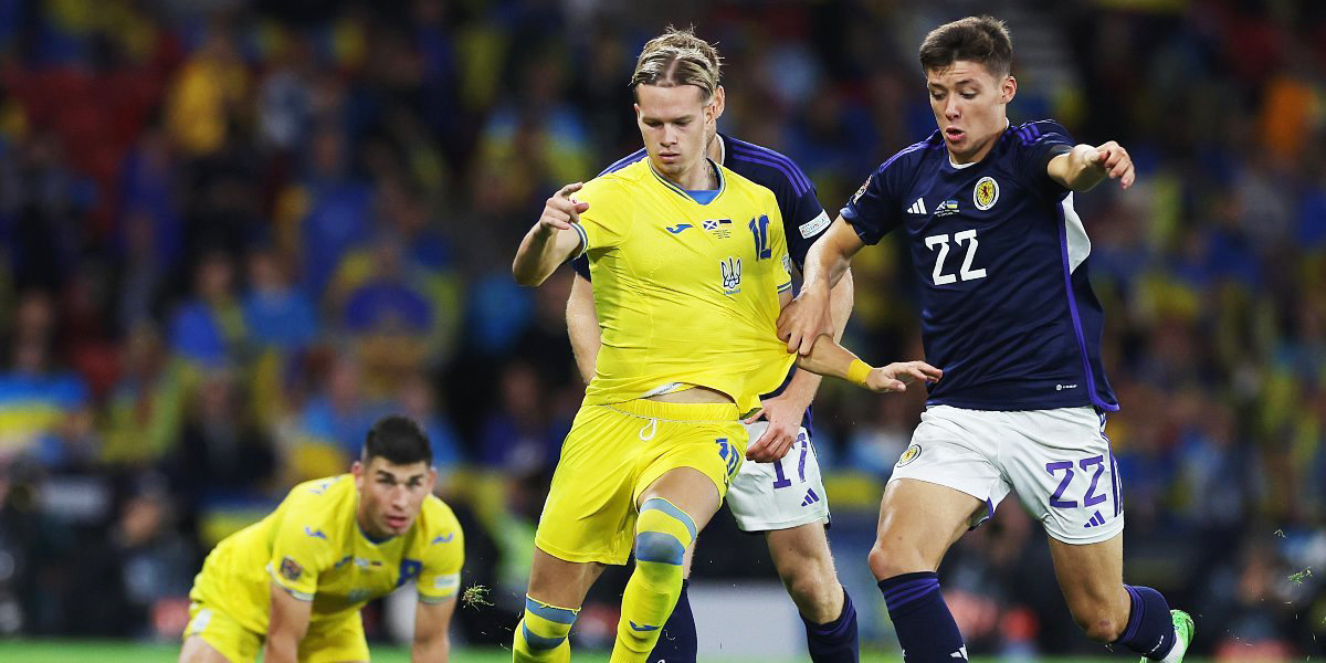 Сборная Шотландии по футболу разгромила команду Украины в матче Лиги наций