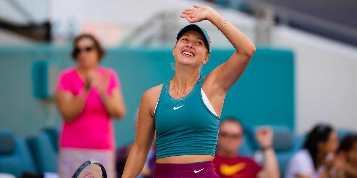 Анастасия Потапова вышла в четвертьфинал теннисного турнира в Майами0