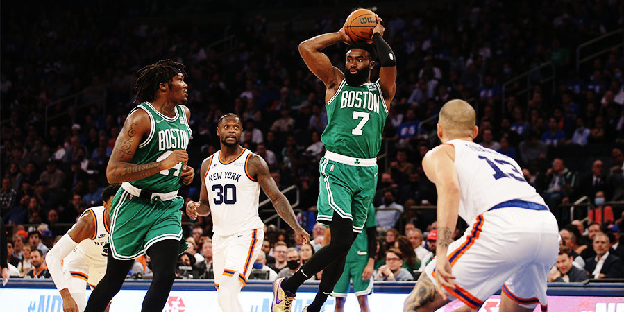 «Нью-Йорк» обыграл «Бостон» во втором овертайме в НБА, несмотря на 46 очков Брауна