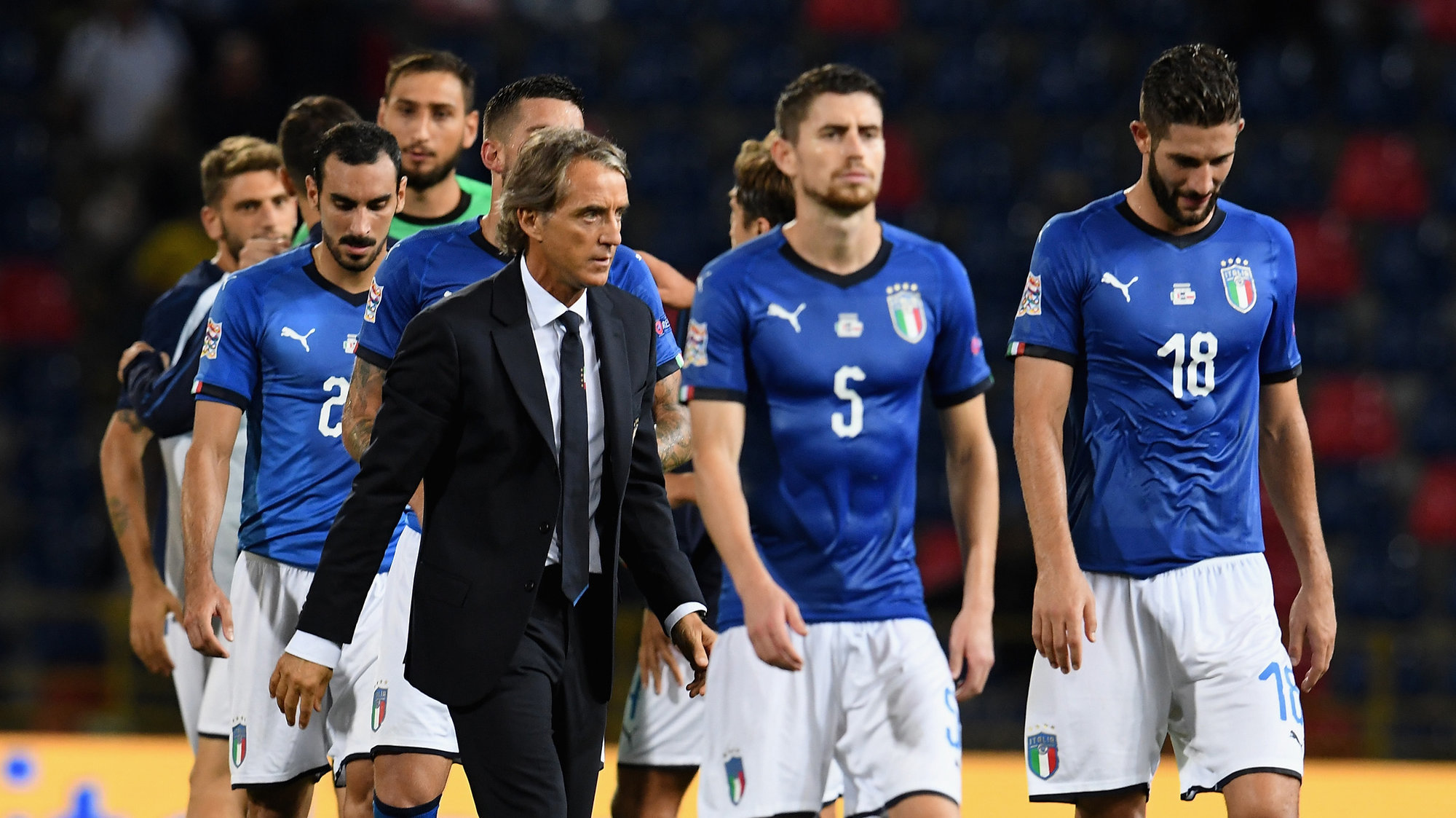 Збірна Італії під керівництвом Роберто Манчіні переживає кризу