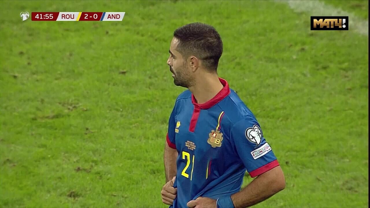 Румыния - Андорра. 3:0. Гол Рэзвана Марина с пенальти (видео). Чемпионат  Европы-2024. Отборочный турнир. Футбол