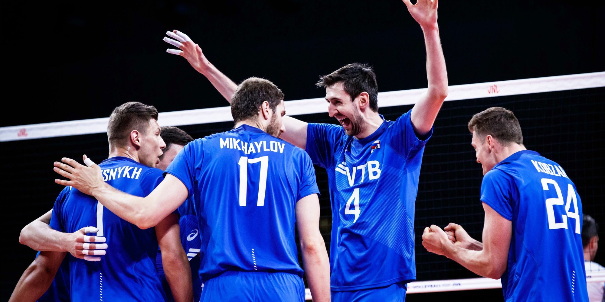 Российские волейболисты обыграли Италию в Лиге наций
