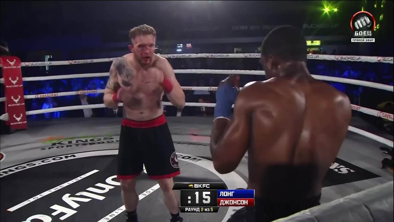 Лонг отправил в нокаут Джонсона (видео). Bare Knuckle FC