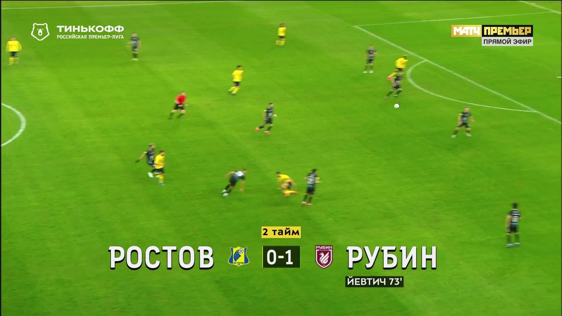 Ростов - Рубин. 0:1. Дарко Йевтич