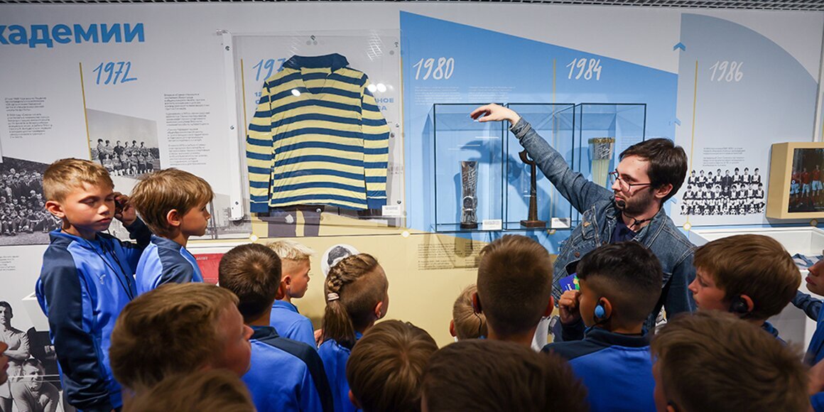 Музей истории футбольной школы «Зенита» открылся в «Газпром»-Академии