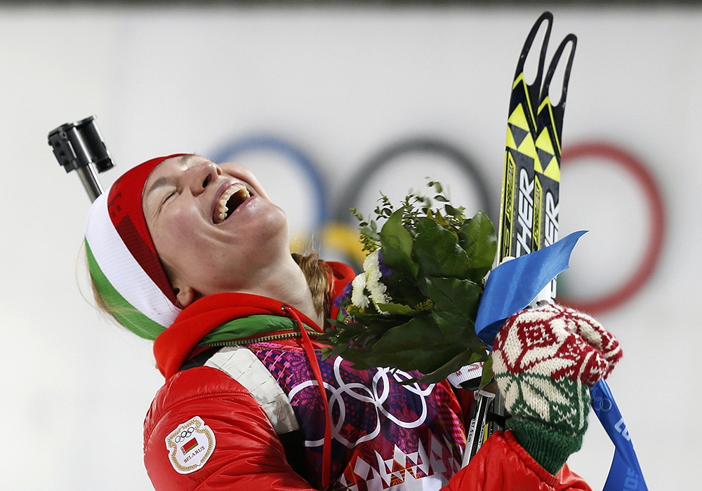 Д Домрачева Олимпийский чемпион