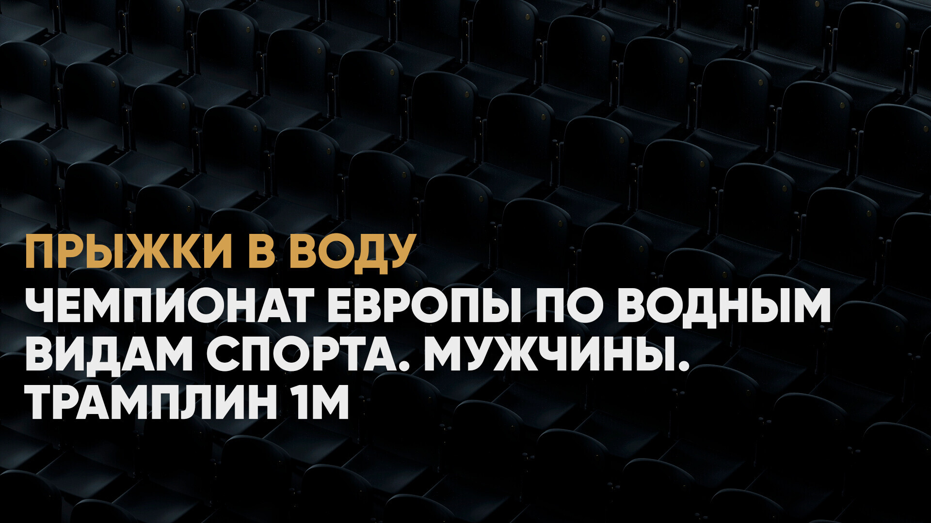 Чемпионат Европы по водным видам спорта. Мужчины. Трамплин 1м