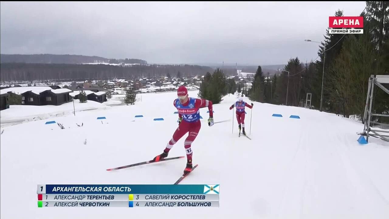 Интервью победителей из Архангельской области (видео). Альфа-Банк Чемпионат  России. Эстафета. Мужчины. 4х7,5 км