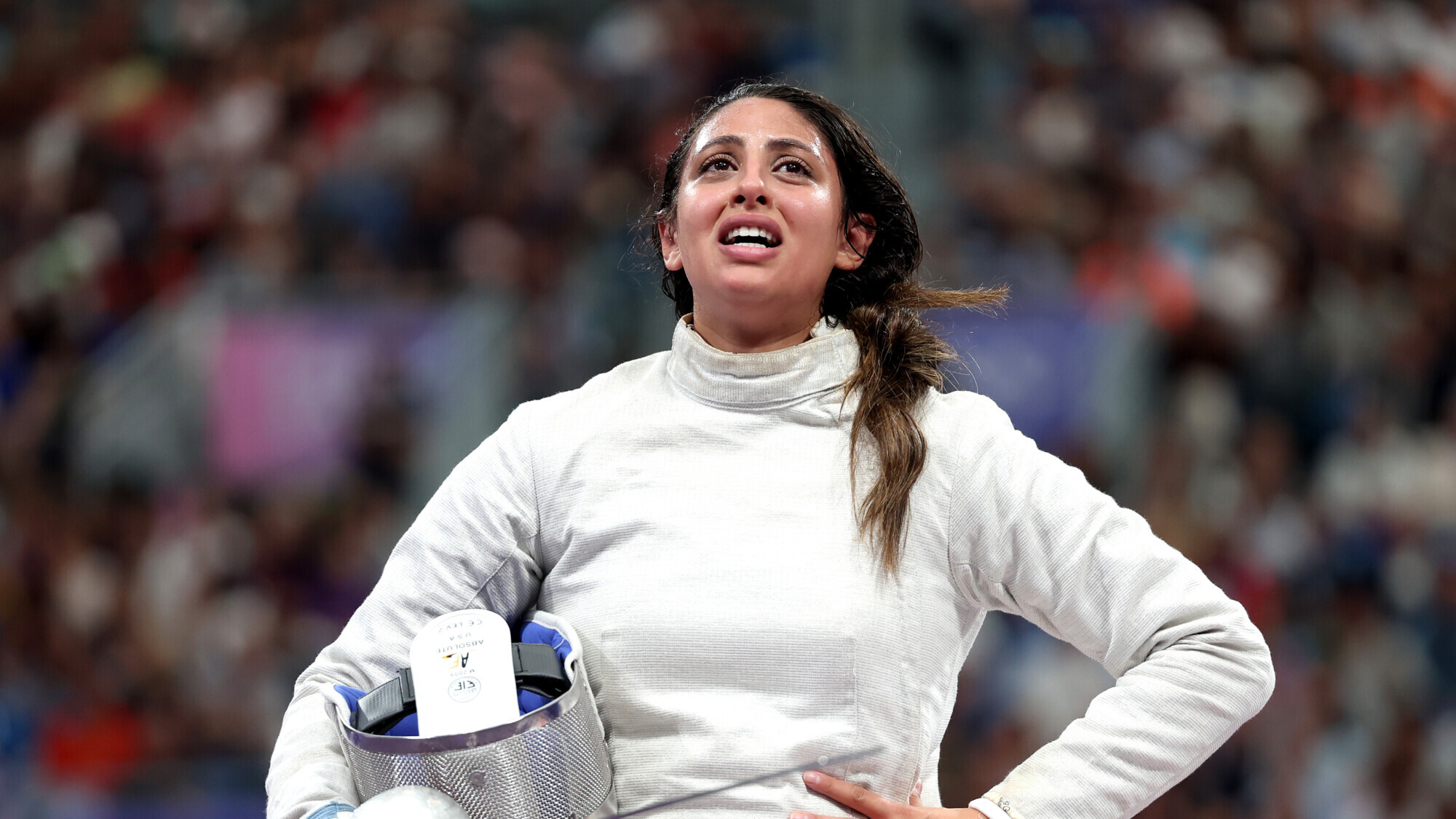 Египетская фехтовальщица выступила на Олимпиаде на седьмом месяце беременности