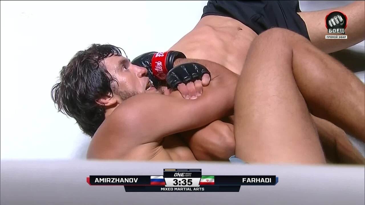 Амиржанов задушил Фархади (видео). One FC. MMA/Единоборства