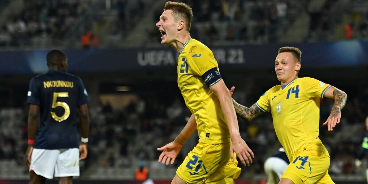 Украинцы обыграли французов и вышли в ½ финала молодежного ЧЕ по футболу