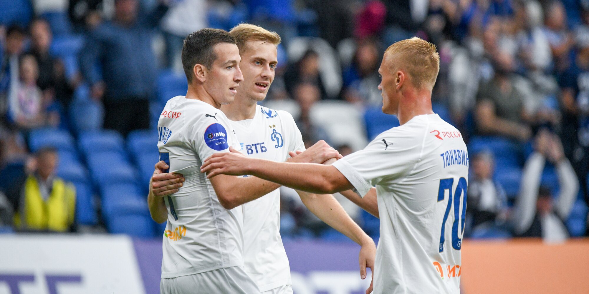 Динамо» — «Балтика» — 2:0: Макаров удвоил преимущество «бело‑голубых» в  матче РПЛ. Видео