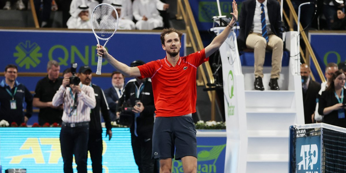 Даниил Медведев выиграл второй титул подряд, победив на турнире в Дохе