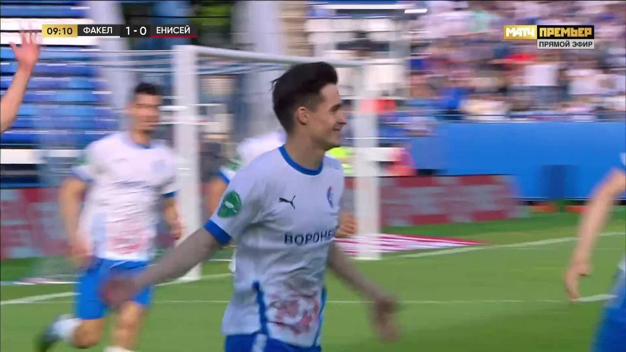 Факел - Енисей. 1:0. Гол Романа Акбашева с пенальти (видео). FONBET  Переходные матчи. Футбол