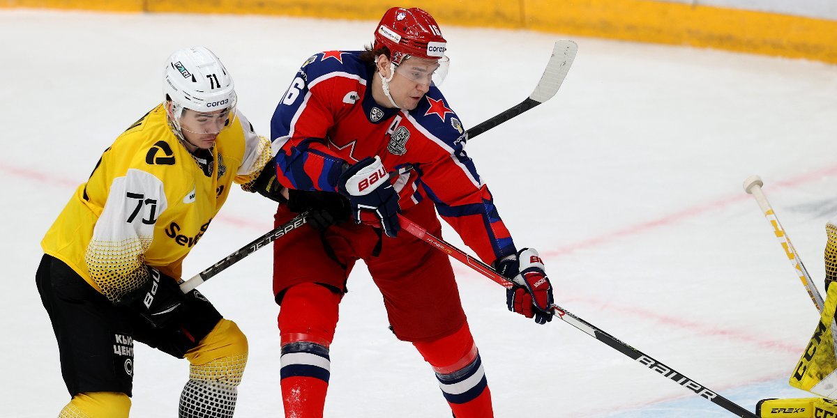 ЦСКА забросил пять шайб «Северстали» в первом матче серии плей-офф КХЛ