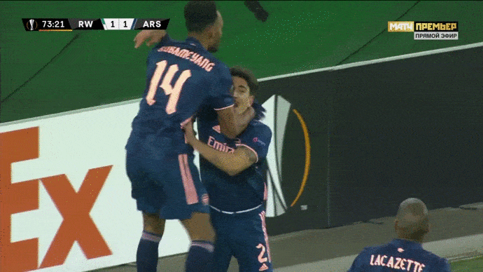 Огонь в Лиге Европы: гол с 50 метров, по 8 мячей в Испании и Германии, победы англичан и поражение «Наполи». Видео