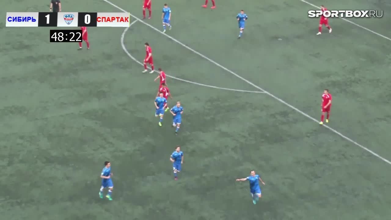 Сибирь - Спартак-Нальчик. 1:0. Евгений Чеботару (пенальти)