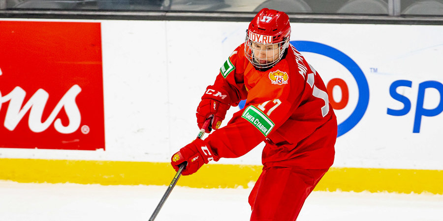 Молодежная сборная России по хоккею уступила Белоруссии, Мичков не реализовал буллит