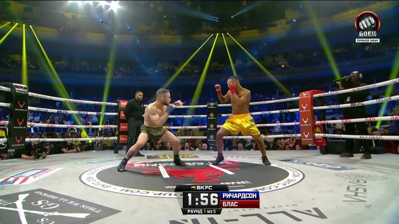 Альберто Блас победил Кита Ричардсона (видео). Bare Knuckle FC. Бокс