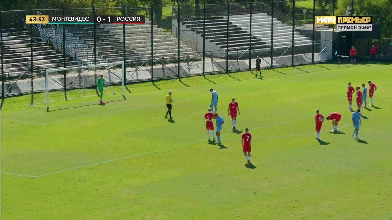 Россия (U-21) - Монтевидео Сити Торке (U-21). 1:1. Гол с пенальти Бруно  Моралеса (видео). Товарищеский матч. Футбол