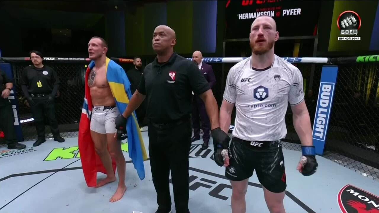Херманссон победил Пайфера на турнире UFC в Лас‑Вегасе0
