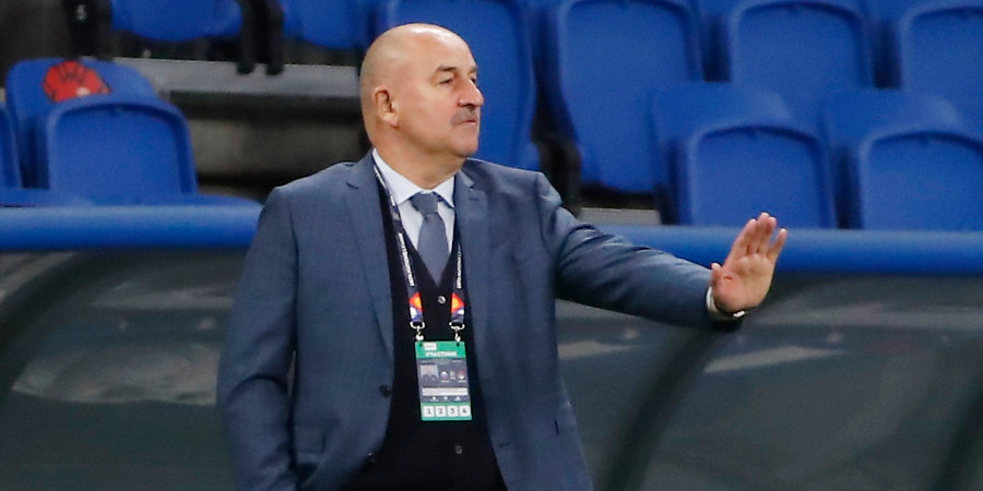 Станислав Черчесов: «Мы недостаточно довольны своей игрой в матче с Сербией, есть моменты, которые надо срочно исправлять»