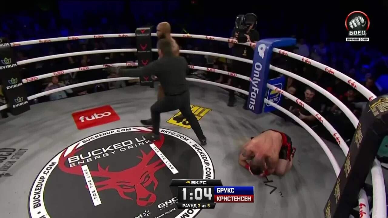 Брукс досрочно победил Кристенсена (видео). Bare Knuckle FC. Бокс