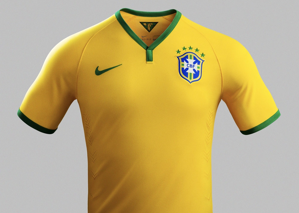 Пятизвездная форма от Nike для Бразилии