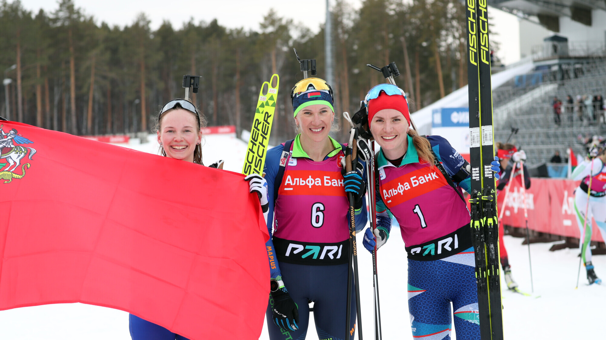 Белоруска Сола победила в гонке преследования на чемпионате России по  биатлону