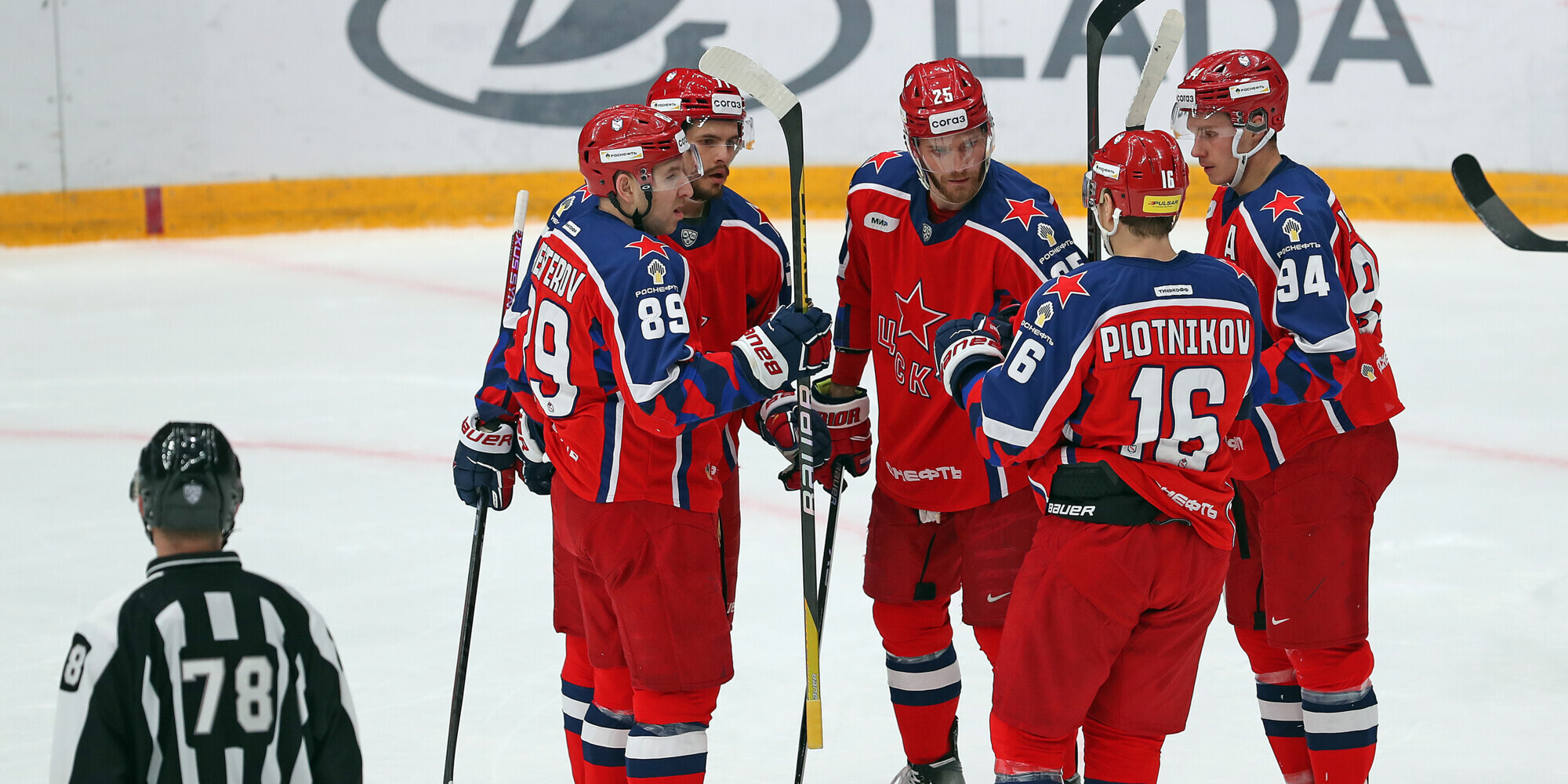 ЦСКА обыграл «Сибирь» в матче КХЛ с девятью заброшенными шайбами