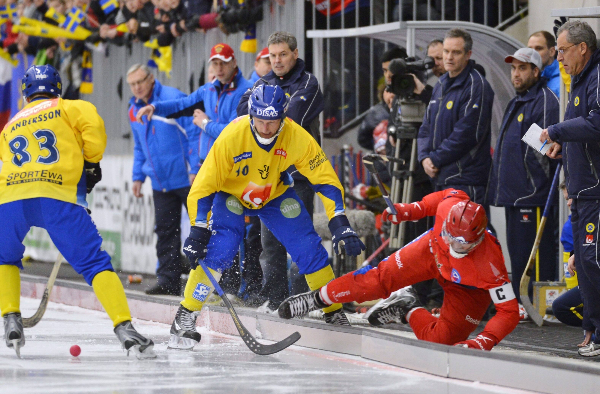 Финал по хоккею с мячом. Сборная Швеции по Bandy.