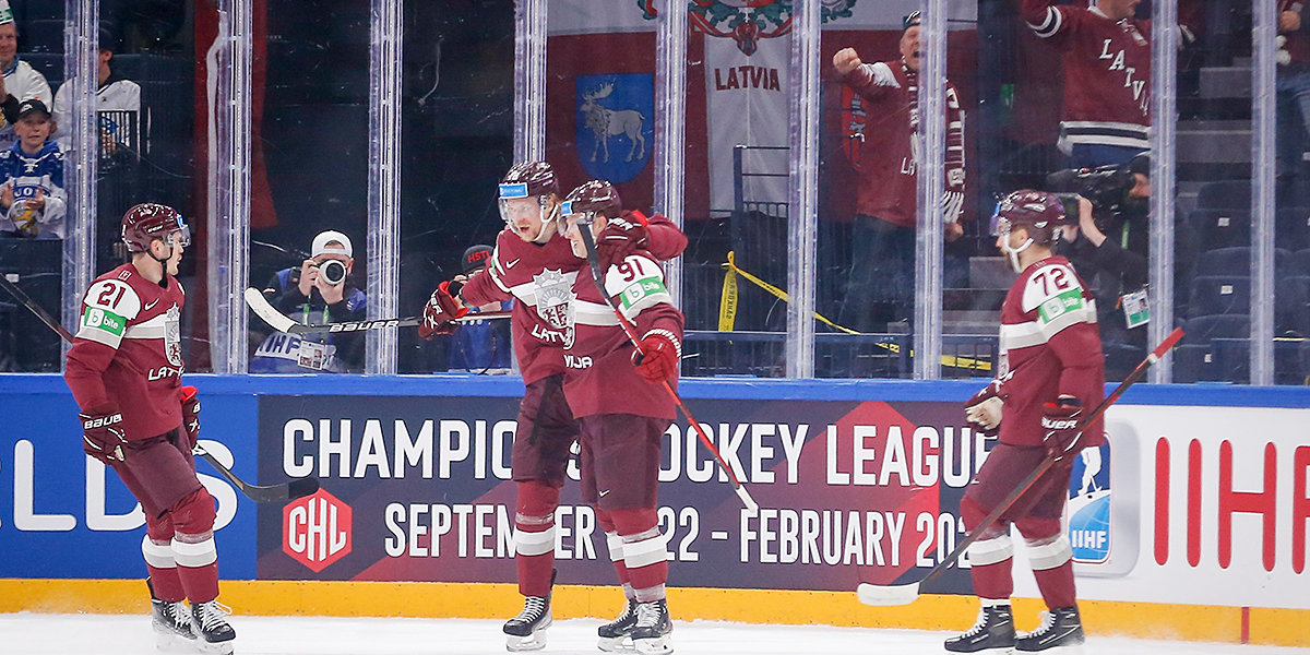 Латвия обыграла Великобританию на чемпионате мира по хоккею 2022