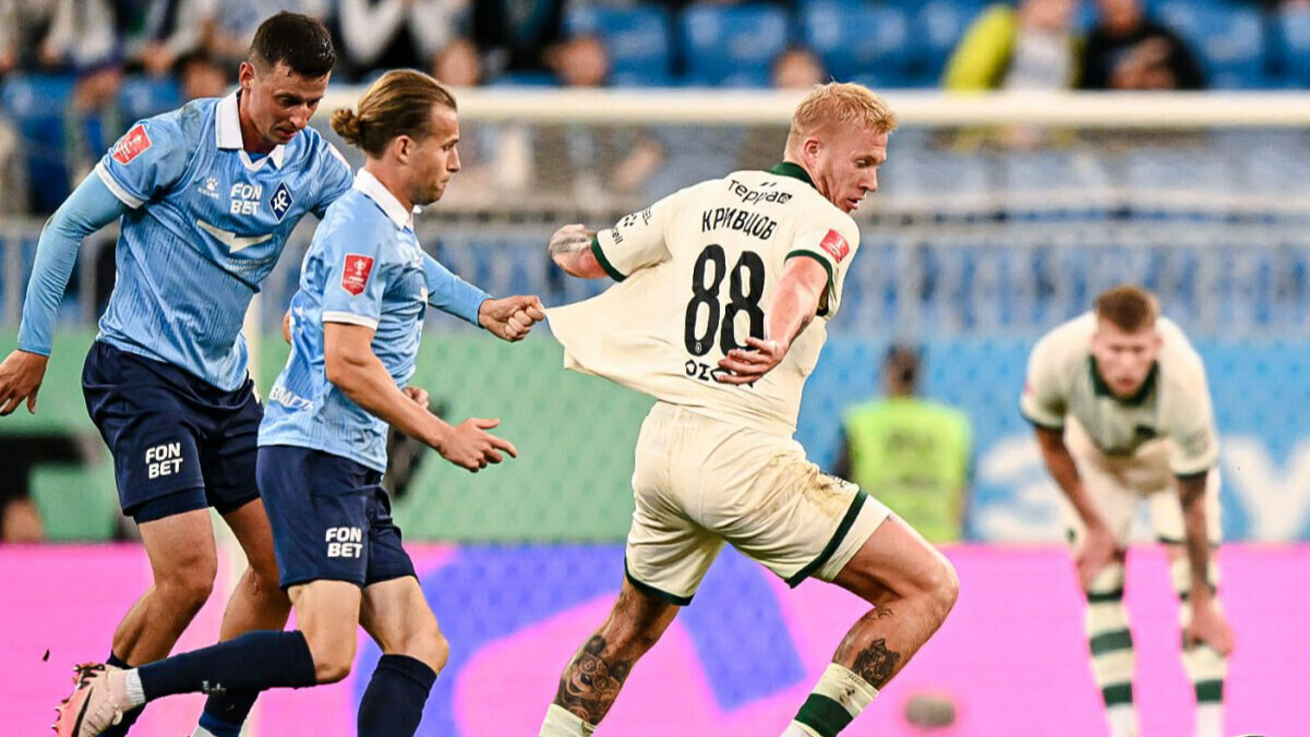 «Краснодар» обыгрывает «Крылья Советов» после первого тайма матча Кубка России