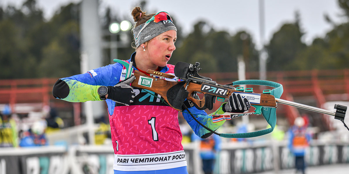 В Красноярске грузинка чемпион по биатлону